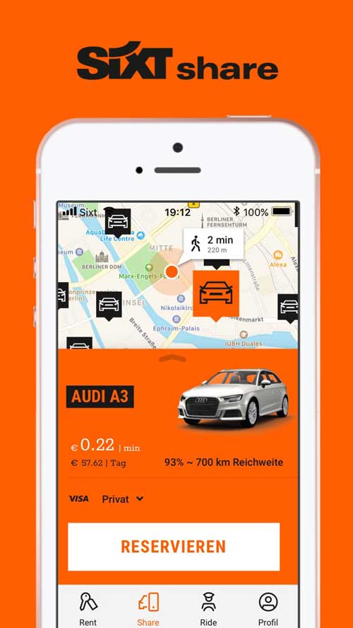 carsharing app