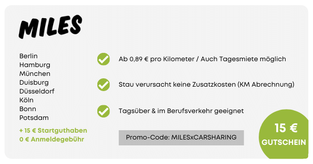 miles promo code